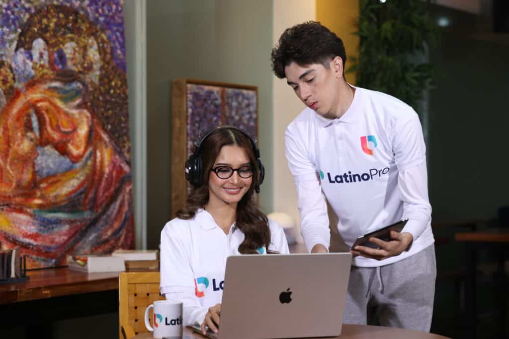 a legal case manager instructing a colleague
