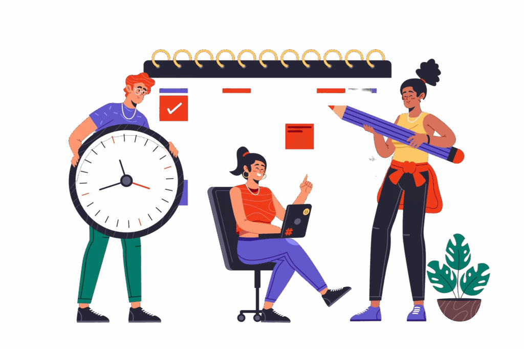 hand-drawn-time-management-concept-illustration-virtual-administrative-assistant