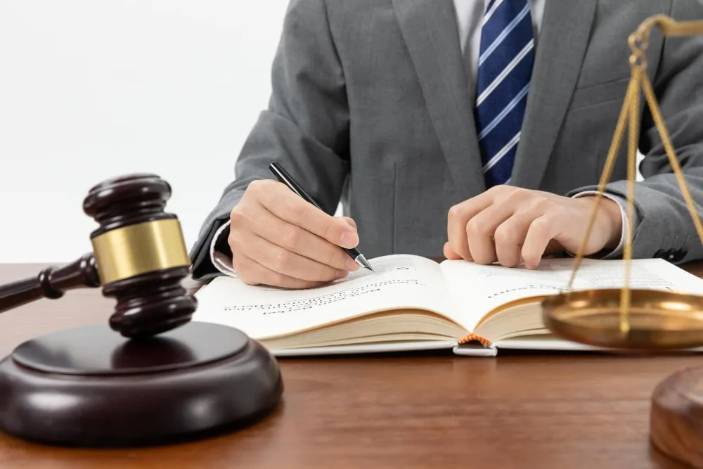 a Remote Legal Intake Specialist in the office