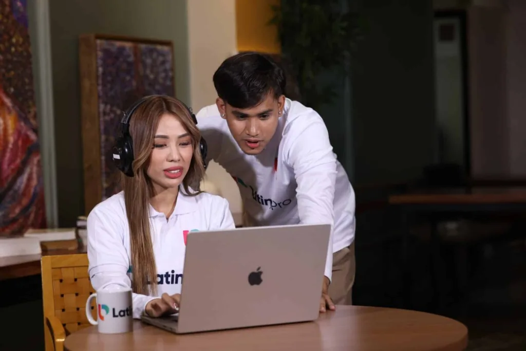 two paralegal virtual assistant helping each other