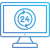 Live virtual receptionists with 24/7 availability